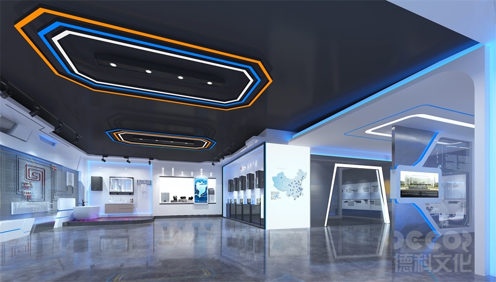 電器展館裝修中如何運用展示柜和展示架展示產品的不同系列和型號？